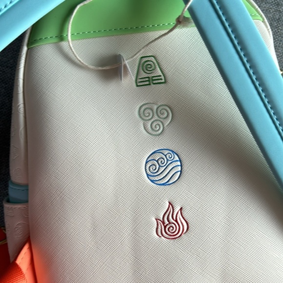 Loungefly Nickelodeon Avatar Debossed Elements Mini Backpack - Picture 7 of 10